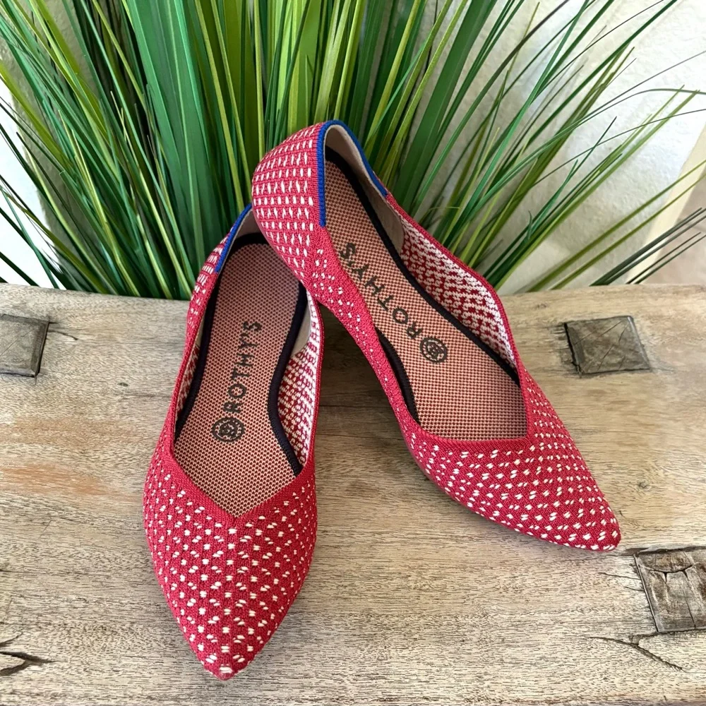 Rothy’s Apple Honeycomb The Pointed Flats